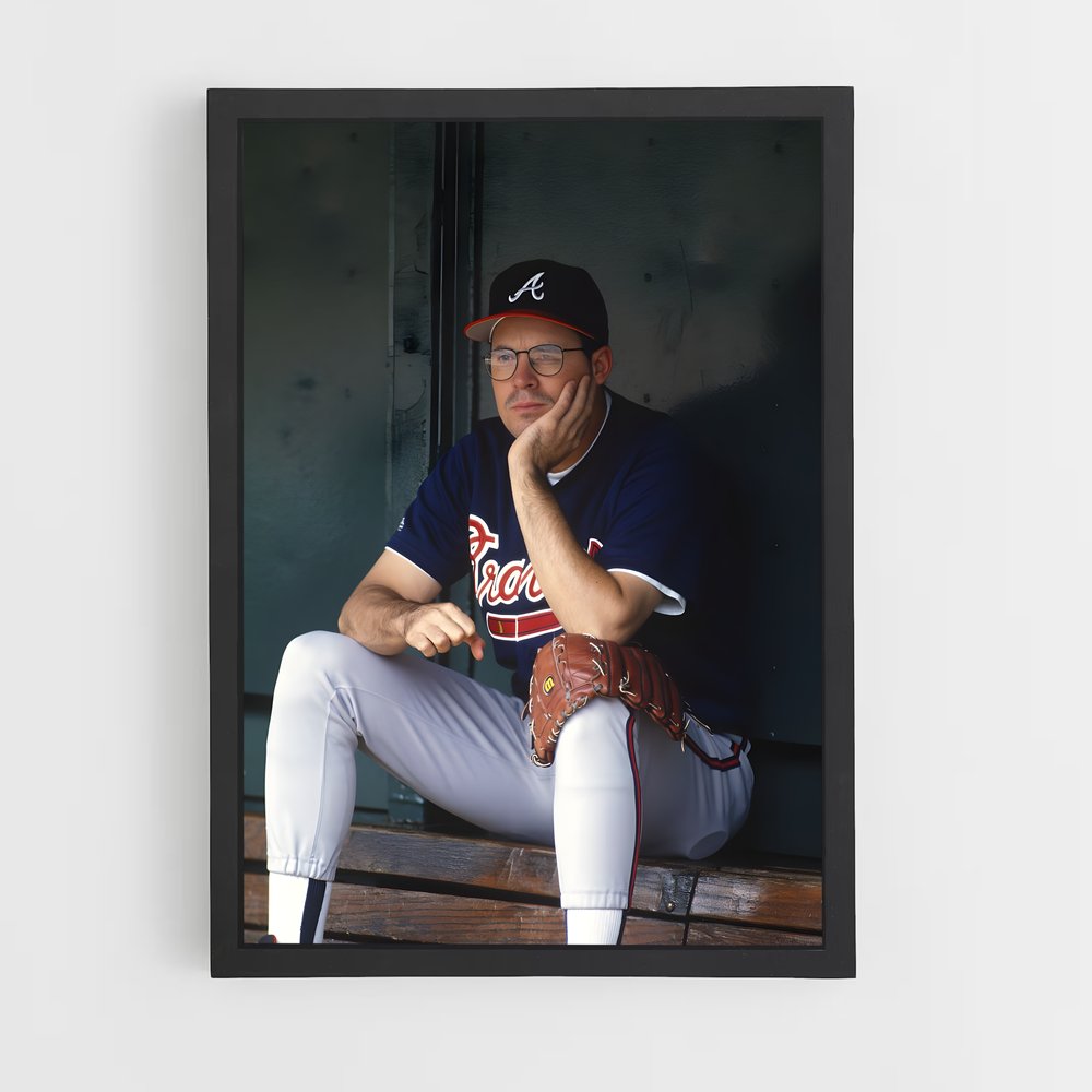 Poster Le Tranquille Champion – affiche Baseball (vue 2)